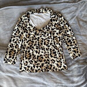 J. McLaughlin Print Shirt